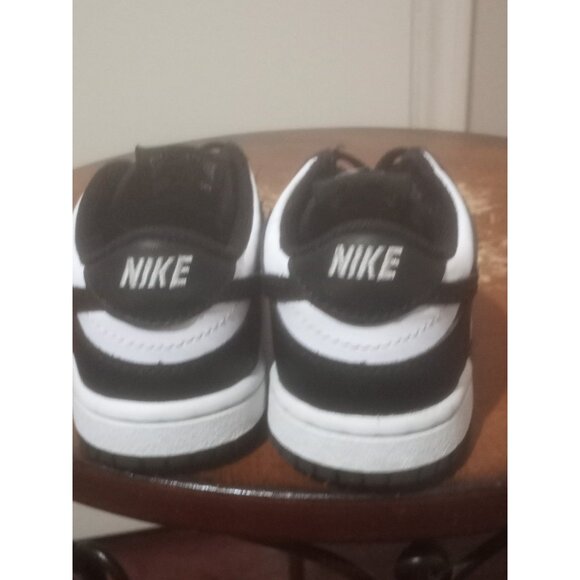Nike Dunk Low Panda Black White Toddler Infant Size 7C CW1589-100 Sneakers - Picture 8 of 11